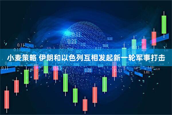 小麦策略 伊朗和以色列互相发起新一轮军事打击